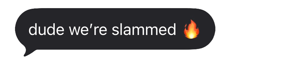 Almost didn't call you back and that would've been the worst decision